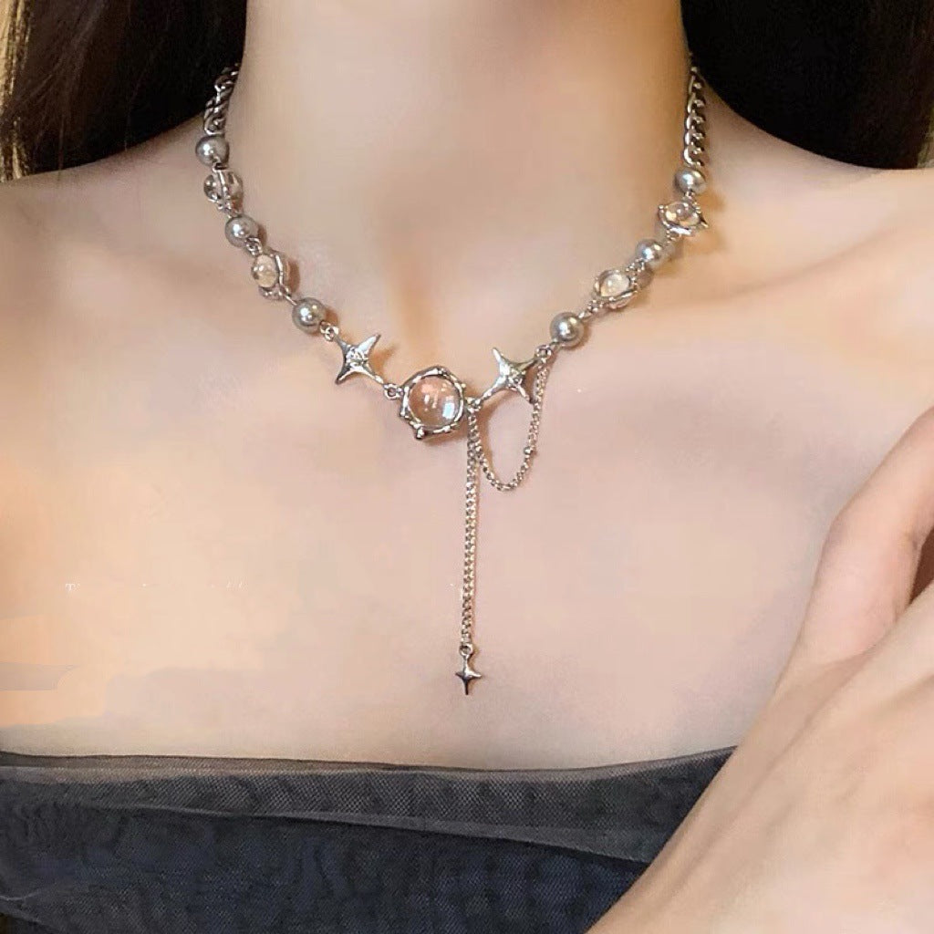 Noctéra Celestial Tassel Necklace