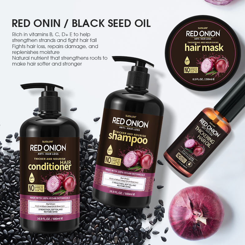 SUISUARE- Red Onion Hair Strength & Scalp Revitalizing Collection