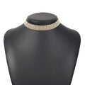 Luxury Geometric Diamond Choker Necklace