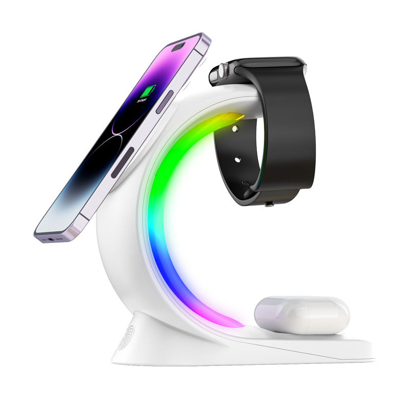 3-in-1 Magnetic Wireless Charger – Smart Charging Station