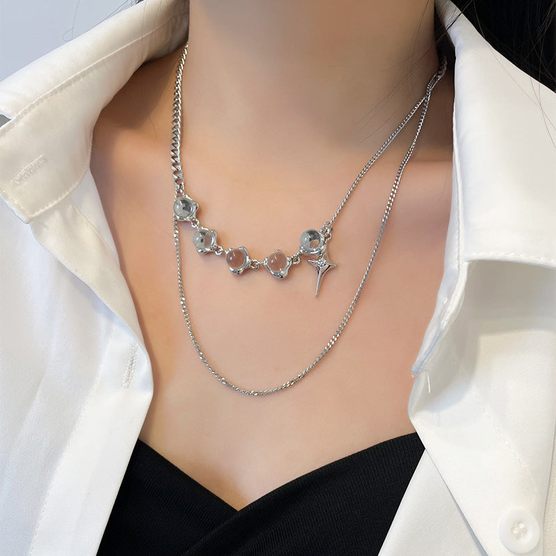 Noctéra Crystal Edge Necklace