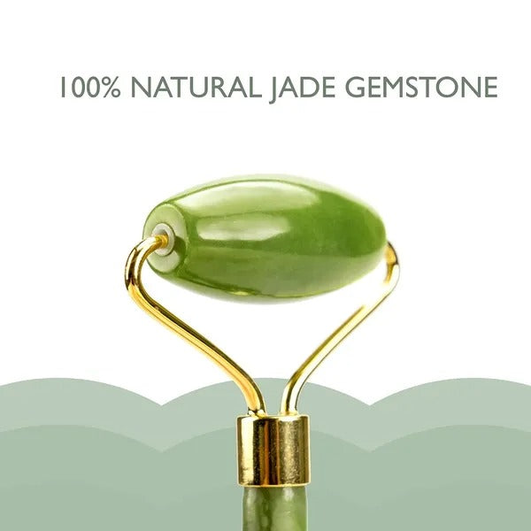 OceAura™ Natural Jade Facial Massage Roller