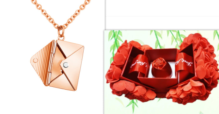 Secret Letter Envelope Necklace