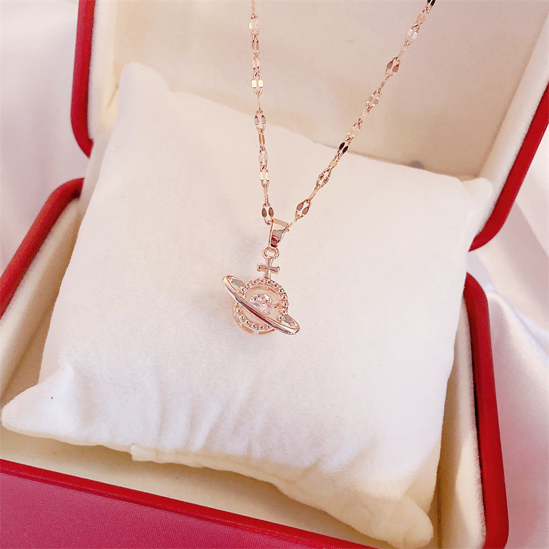 Aurelia Prism Cube Pendant Necklace