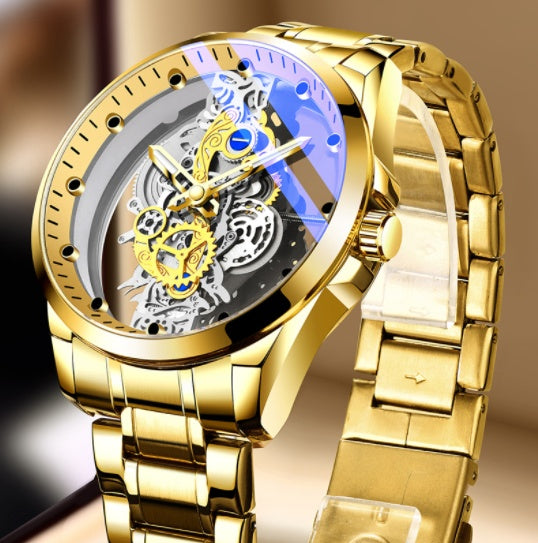 EMPYRE™ Gold Skeleton Watch