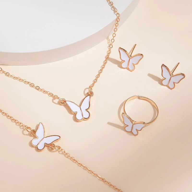 Luxury Butterfly Jewelry Set