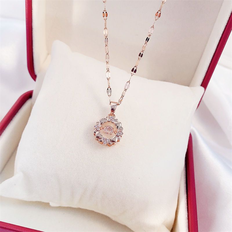 Aurelia Prism Cube Pendant Necklace