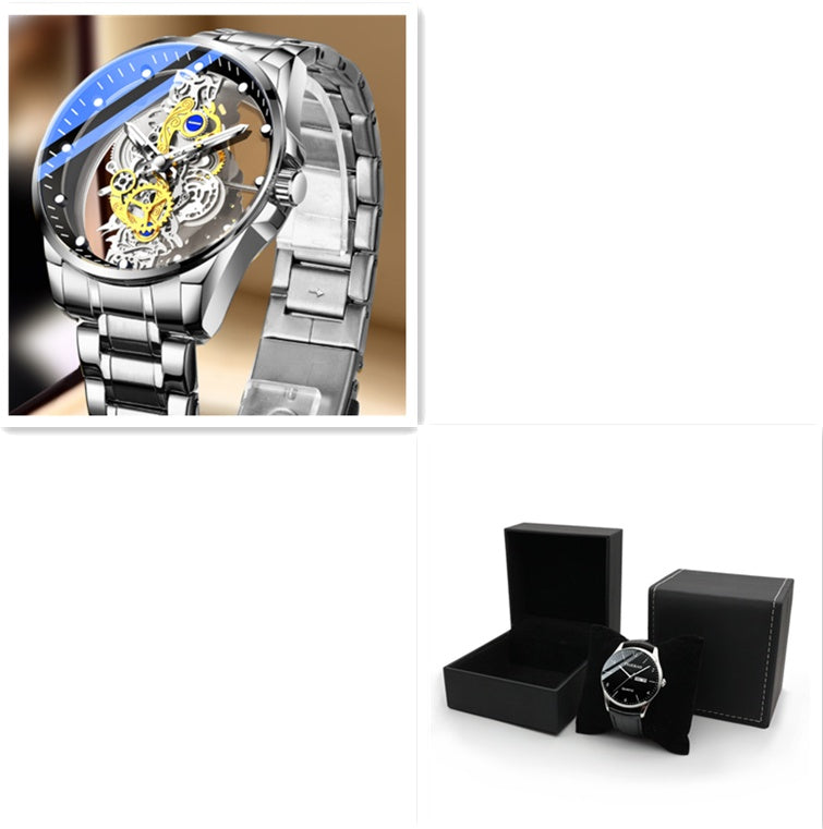 EMPYRE™ Gold Skeleton Watch